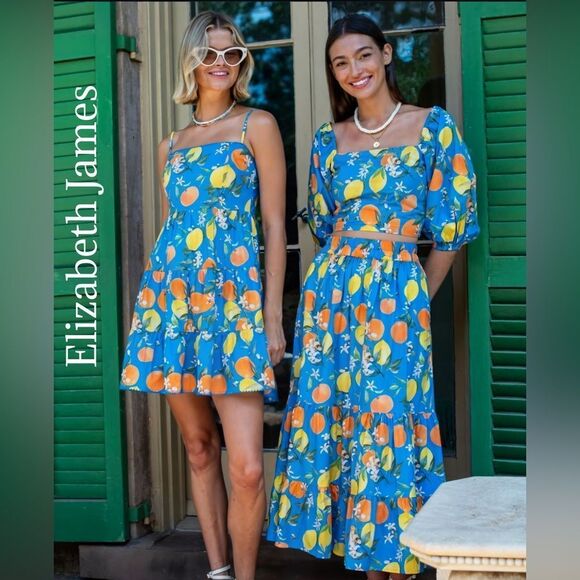 Olivia James Citron Doe Dress Sz S NWT - Picture 1 of 13